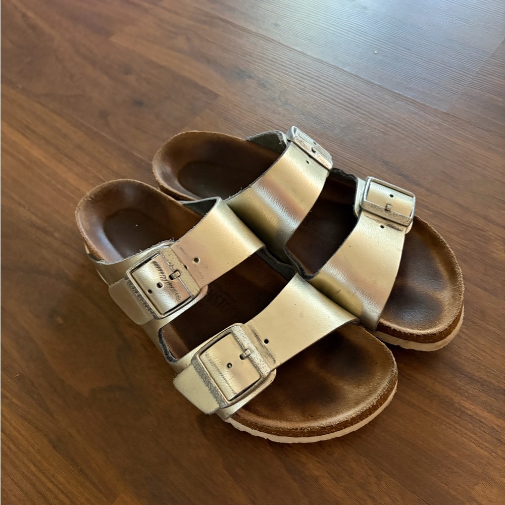 Silver Birkenstocks